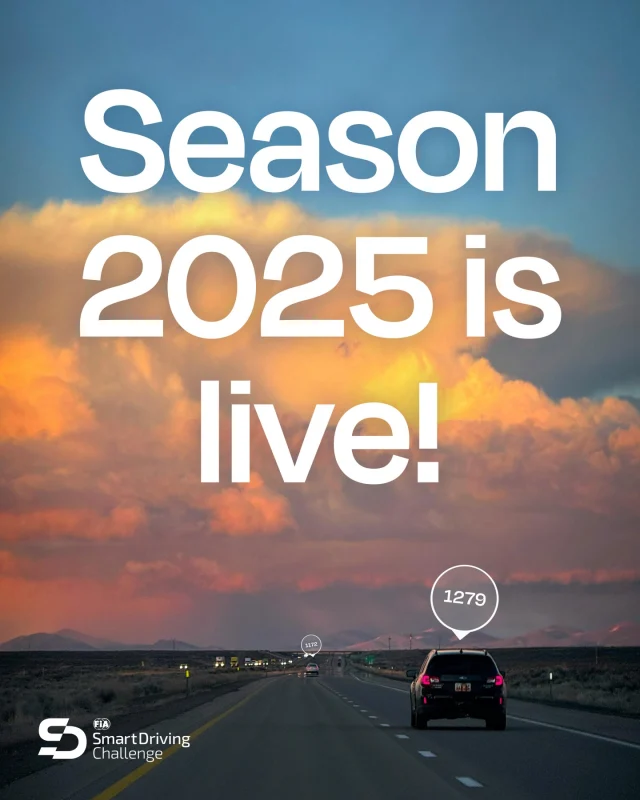 Season 2025 is LIVE! 🌟
The FIA SDC is back with a new season, fresh rules, and a chance to prove you're the world’s smartest driver.

🔹 Qualify in at least 3 months, and you’re in the new Playoff Zone! ✨
 🌱 Drive smart, reduce emissions and #DriveForChange

Find out more about this season on our website and don’t forget to join the challenge now! 💙 #FIASDC
